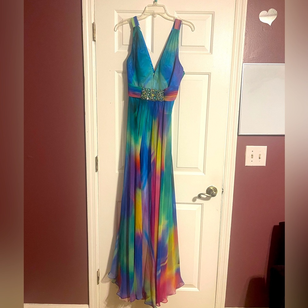 La Femme Watercolor Ballgown!!